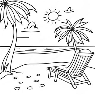 Solnechnaia Stsena Na Pliazhe Raskraska 120834-55680