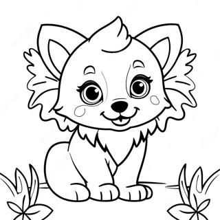 Ocharovatelnyi Detenysh Volka S Babochkami Raskraska 120941-55584