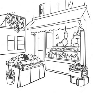 Iarkaia Stsena Frantsuzskogo Rynka Raskraska 120966 55786