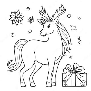 Raskraska Volshebnykh Sushchestv Na Rozhdestvo 122145 56685