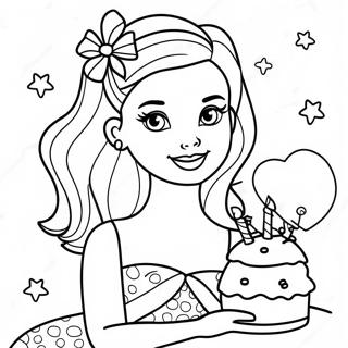 Raskraska Na Temu Dnia Rozhdeniia Barbi 122193-56771