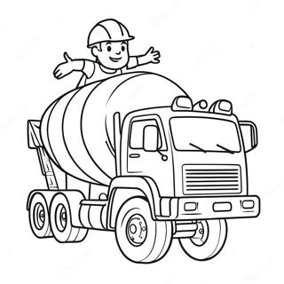 Raskraska Betonomeshalki S Schastlivym Stroitelem 123250 57598