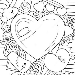 Konfeta V Forme Serdtsa Raskraska 123717 57966