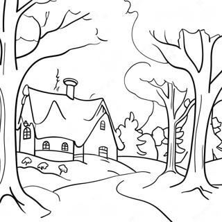 Snezhnoe Zimnee Chudo Dlia Raskraski 12459 748