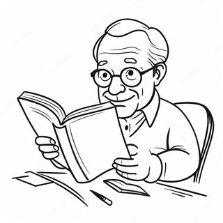 Raskraska Mudrogo Dedushki Chitaiushchego Knigu 126264-60030