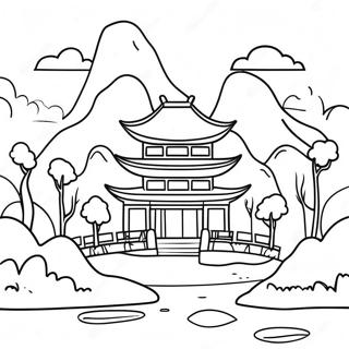 Raskraska Krasivogo Aziatskogo Peizazha 127166 60727