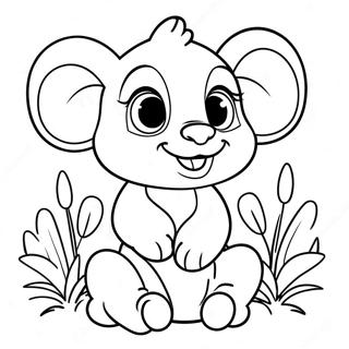 Milye Zhivotnye Malyshi Disneia Na Raskraske 127553 61154