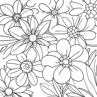 Krasivye Tsvetushchie Tsvety Dlia Raskraski 127607 61204
