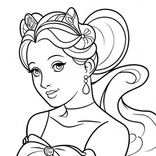 Raskraska Elegantnoi Printsessy Sereniti 129557-62714