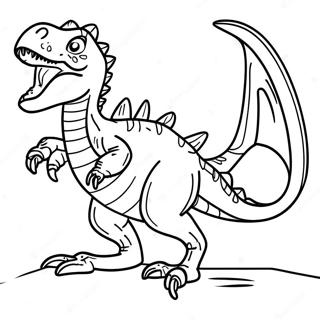 Raskraska Indoraptora V Deistvii 129635-62778