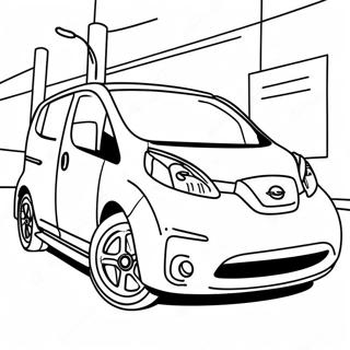 Raskraska Elektromobilia Nissan 130742-63647