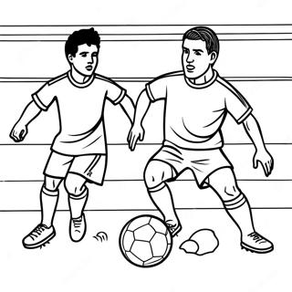 Zakhvatyvaiushchii Futbolnyi Match Raskraska 13147-2876