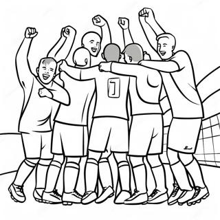 Komandnoe Prazdnovanie Posle Gola Raskraska 13149-2884