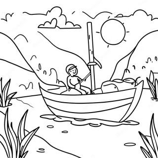 Raskraska Solnechnoe Prikliuchenie Na Reke 131799 64461