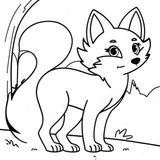 Velichestvennyi Anime Lis Raskraska 132105-64699