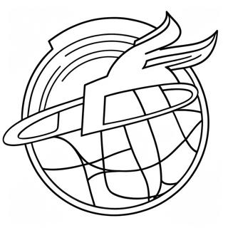 Raskraska Logotipa Miami Heat 133286-65605