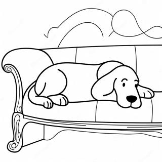 Raskraska Buldoga Spiashchego Na Divane 133390-65697