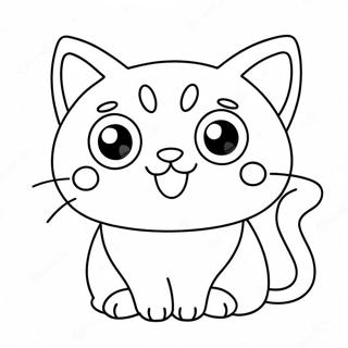 Milyi Kavainyi Kot S Bolshimi Glazami Raskraska 133439 65728