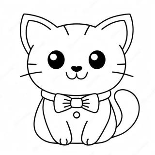 Ocharovatelnyi Kavainyi Kot S Babochkoi Raskraska 133442-65738