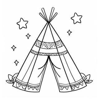 Tipi Pod Zviozdnym Nebom Raskraska 133701 65933