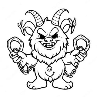 Raskraska Krampusa S Tsepiami 133804-66019