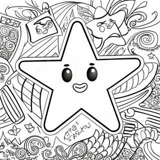 Raskraska Logotipa Gruppy Podderzhki All Star 134288-66384