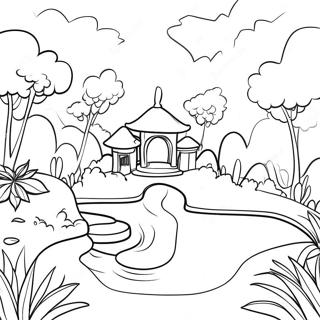 Raskraska Zagadochnogo Peizazha Garten Of Ban Ban 4 134317-66420