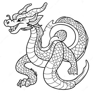 Raskraska Velichestvennyi Drakon Shenron 134777-66766