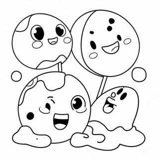 Raskraska Schastlivykh Personazhei Zhevatelnoi Konfety 135010-66954