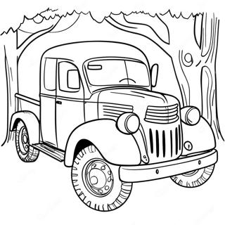 Raskraska Starinnogo Derevenskogo Gruzovika 135674-67471