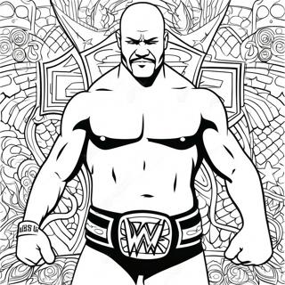 Raskraska Vykhoda Superzvezdy Wwe 135726 67513