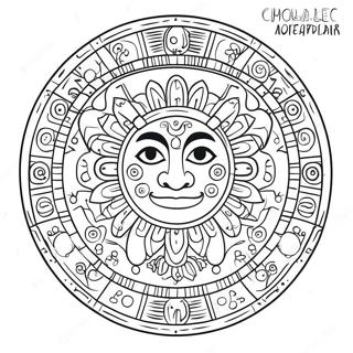 Dizain Maiianskogo Kalendaria Raskraska 135855-67616