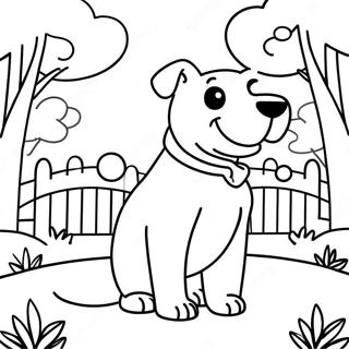 Raskraska Schastlivoi Sobaki Bsd V Parke 135930 67674