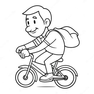 Klassnyi Papa Na Velosipede Raskraska 136032 67754