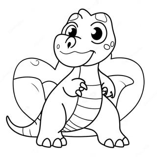 Raskraska S Dinozavrami Na Den Sviatogo Valentina 136359-68001