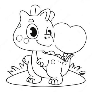 Milyi Dinozavr S Serdtsem Raskraska 136360-68006