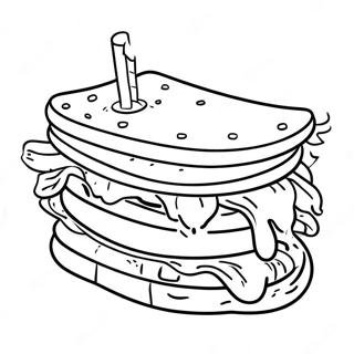 Vkusnyi Sendvich Raskraska 136645-68375