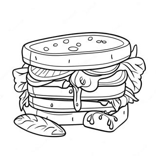 Ovoshchnoi Sendvich Raskraska 136647-68383