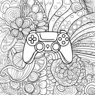 Raskraska Tsvetnogo Kontrollera Ps5 S Uzorami 136876 68555