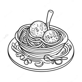 Vkusnoe Spagetti S Frikadelkami Raskraska 137028-68675