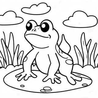 Multiashnaia Liagushka Igraiushchaia V Prudu Raskraska 13782-3015