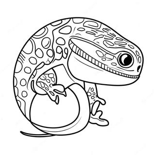 Realistichnaia Raskraska Leopardovogo Gekkona 138364 69718