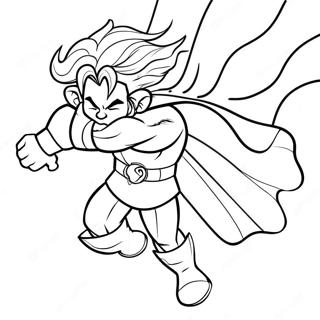 Raskraska Smelogo Supergeroia V Deistvii 138924-70158