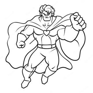 Raskraska Smelogo Supergeroia V Deistvii 138924-70160