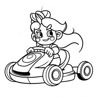 Raskraska Mario Kart Printsessa Pich Na Gonkakh 14621-3196