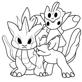 Raskraska Bitvy Legendarnykh Pokemonov 14892-3247