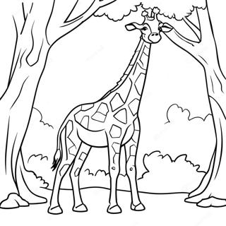 Zhiraf Edushchii S Dereva Raskraska 15623-3424