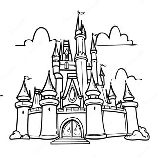 Raskraska Krasochnogo Zamka Disneia 16549-3621