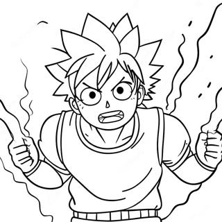 Raskraska Vzryvaiushchei Sily Katsuki Bakugo 16635 3636