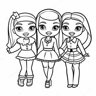 Raskraska Kukol Bratz V Stilnykh Nariadakh 17712 3873